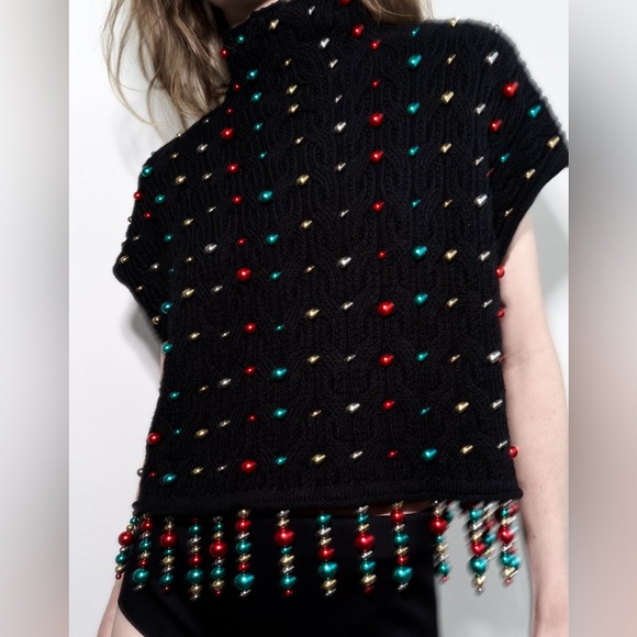 Pearl fringe sweater - Picture 1 of 7